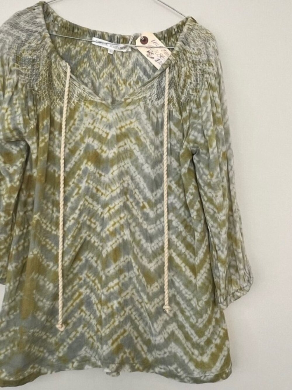 ULLA Johnson smocked blouse